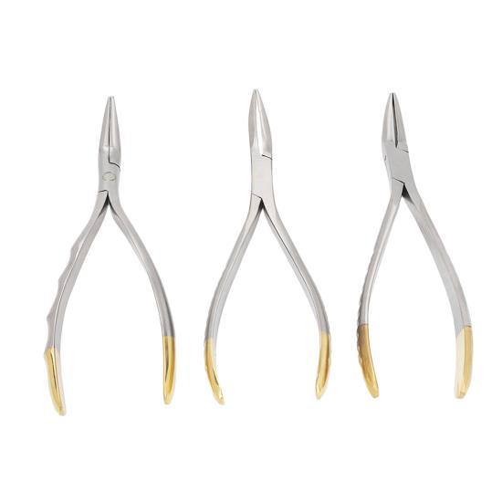 

3 шт., щипцы для удаления фрагментов зубов из нержавеющей стали, набор щипцов для остаточных корней зубов