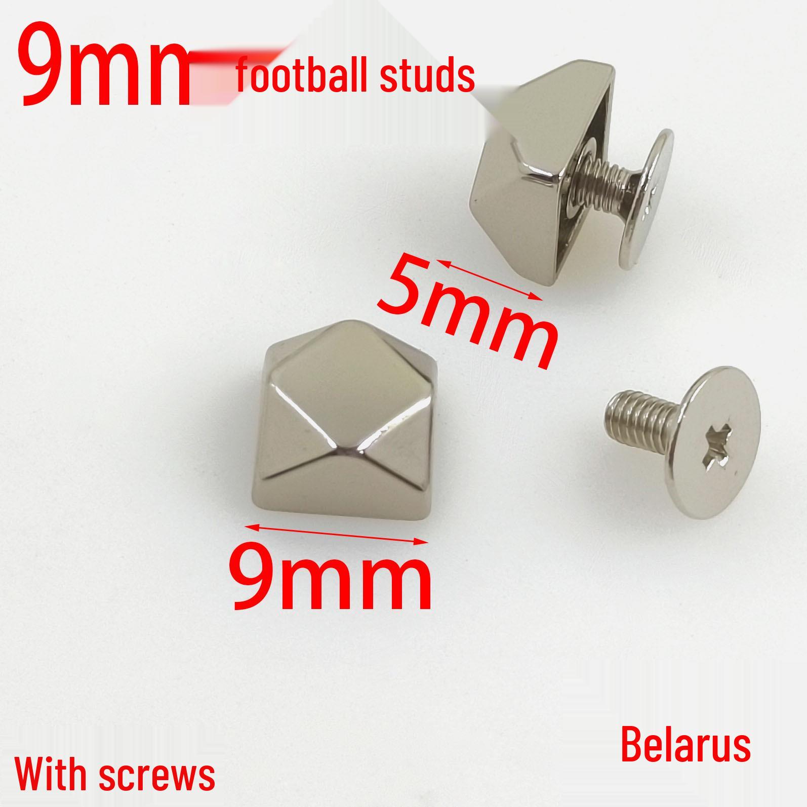 

9MM Octagonal Soccer Studs & Polygonal Decorative Nails