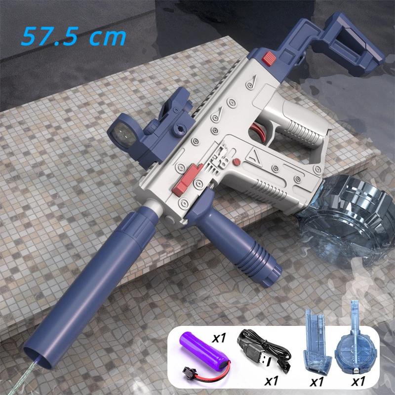 Electric Water Gun for Kids Large-Capacity Rapid-Fire Summer Splash Outdoor Shooting Toy Boys Birthday Gifts Water Play Toys