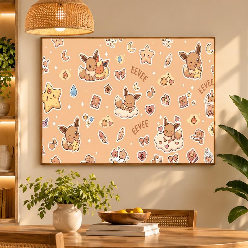 5D Diamond Painting Eevee DIY Full Drill Diamond Art Kit Home Decoration