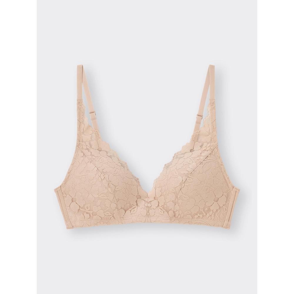 

Мягкий бюстгальтер с глубоким вырезом Gu By Uniqlo без косточек 71 PURPLE/AB75 / CD70