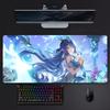 Game Graceful Genshin Impact Lauma Mouse Pad Large Gaming Mousepad With Stitched Edges Thickened Desk Mat Pc