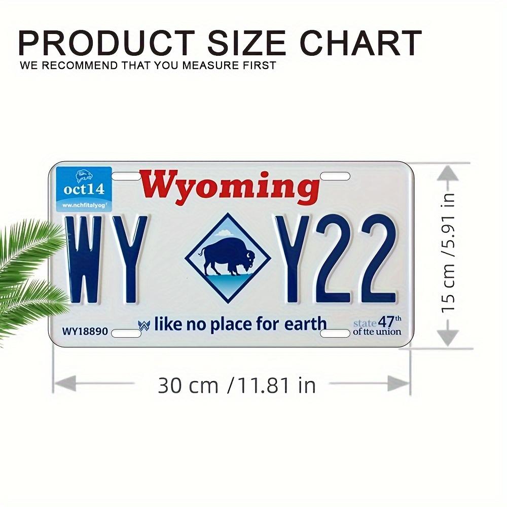 D flat product  piece aluminum license plate for decoration only D flat retro metal aluminum hanging board