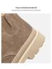 2022 Autumn Men’s Suede Martin Boots: British Style, Versatile Casual Mid-Top Shoes