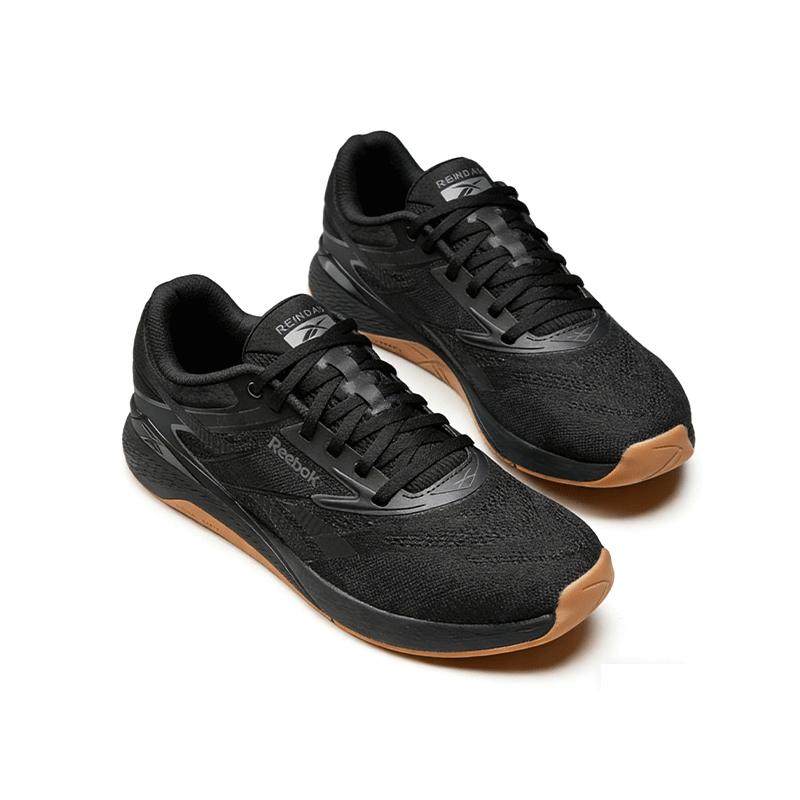 Reebok Nano X5 Fabric Cushioning Abrasion Resistant Cushioning, Wear Resistant Low top Casual Running Shoes Men's Black 100209359