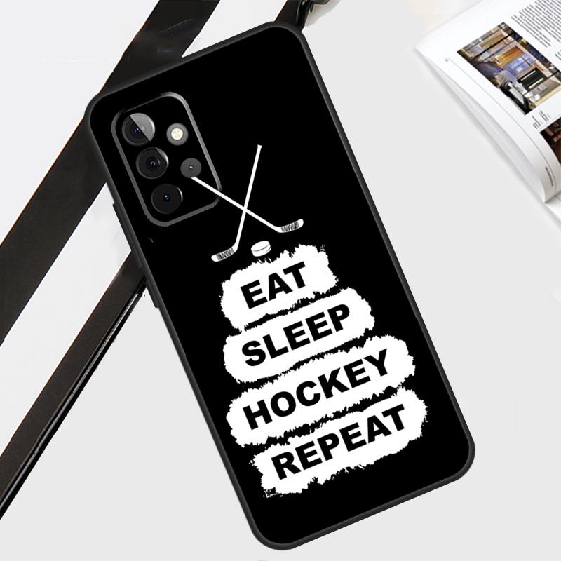 Ice Hockey Player Case For Samsung Galaxy A55 A35 A15 A56 A36 A26 A16 A06 A54 A34 A14 A12 A22 A32 A52 A13 A53