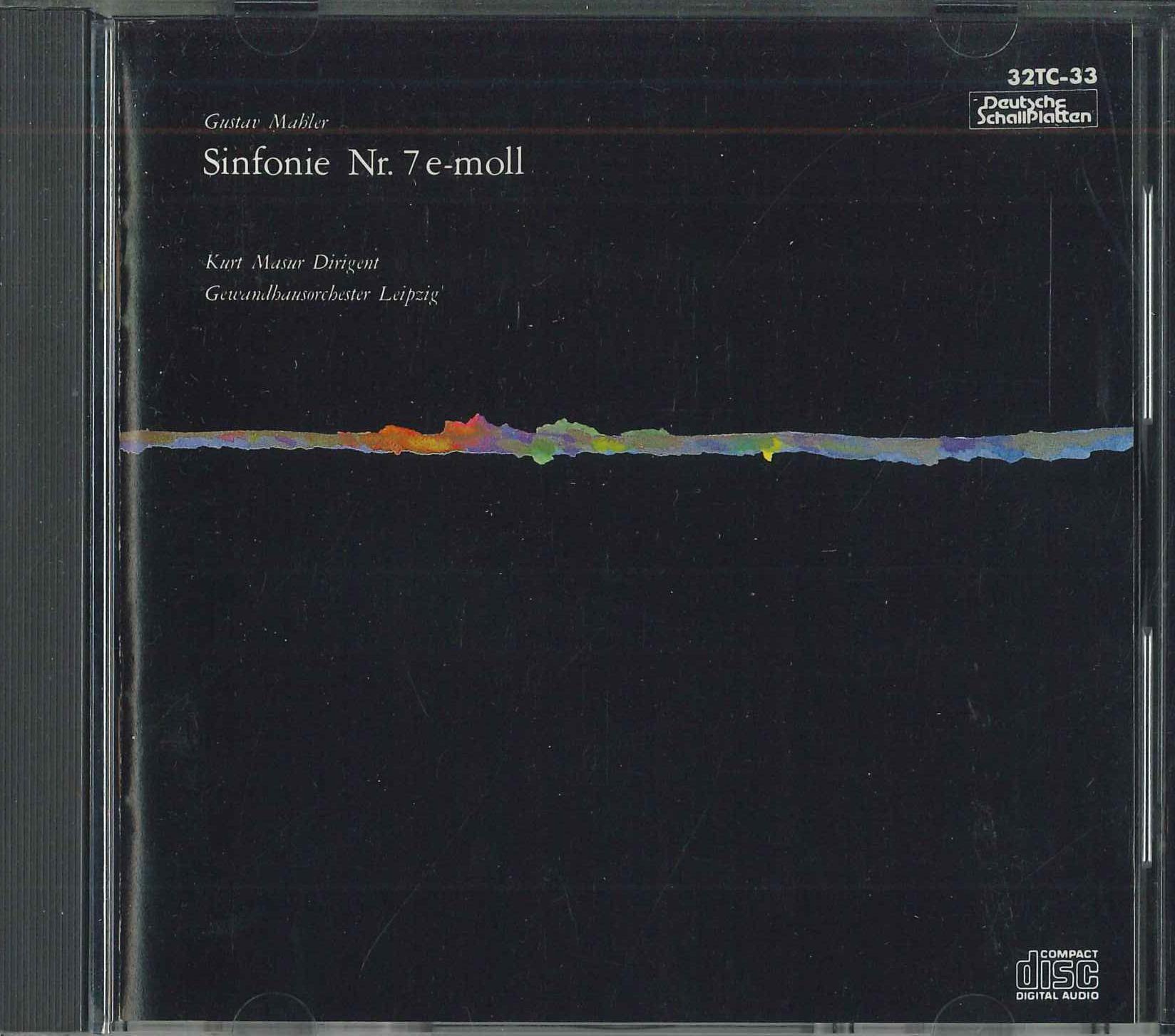 

CD KURT MASUR - Mahler Symphony No. 7 32TC33 TOKUMA Japan Classical