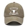 Adjustable Western Cowboy Baseball Hats Washed Cotton Sun Hat Fashion Dad Hat  for Men Women