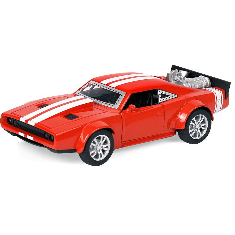 

1/32 масштаб Dodge Charger, литая под давлением модель автомобиля, игрушечный автомобиль с откатным механизмом, звуком и светом для детей, коллекция подарков для мальчиков и девочек
