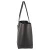 Burberry Letter Logo Open Closure Design Leather Tote Bag Women Tote Bags Black 80840391