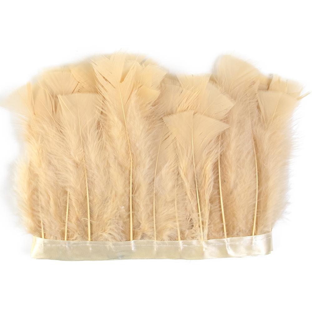 10-15cm Green Turkey Feather Trim Ribbon Fringe For Crafts Wedding Dress Decor Sewing Accessories Plumas 1Meter Long