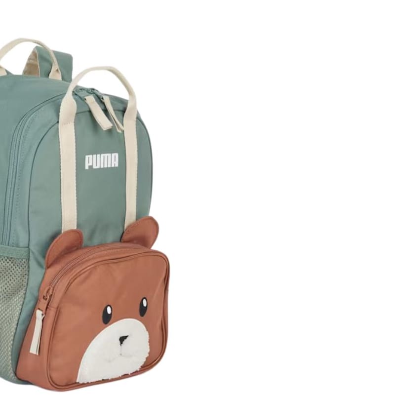 PUMA Polyester Backpack Regular Kids' Green & Brown 090401-04