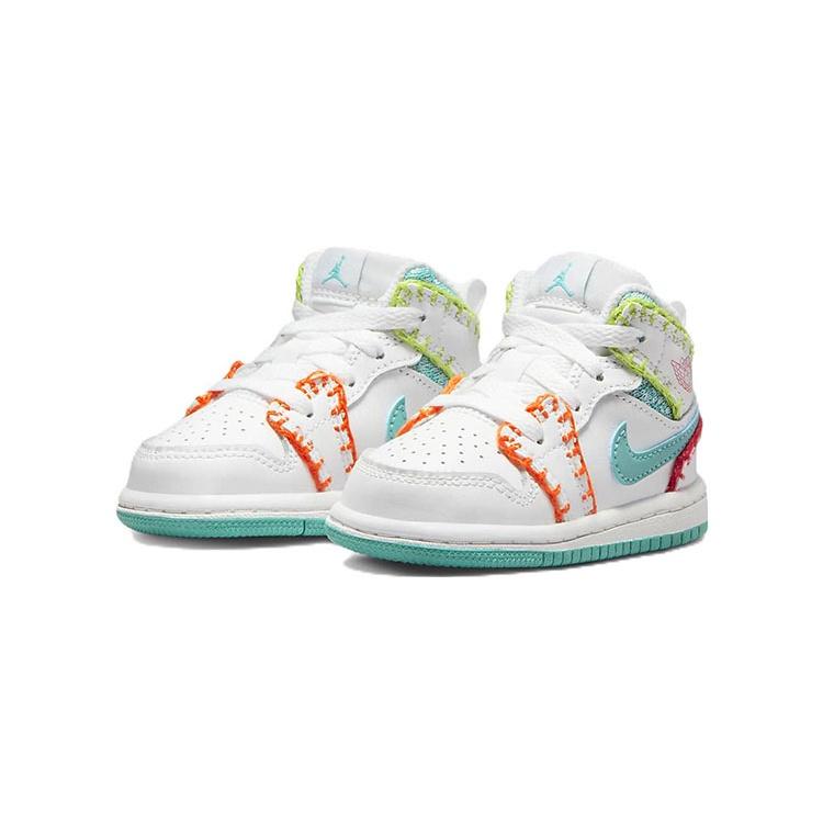 (TD) Air Jordan 1 Mid SE 'Multi Knit' Baby DM6220-100