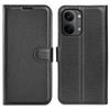 Wallet Case for Poco X8 Pro Max 5G - Leather/PU, Black, Shockproof