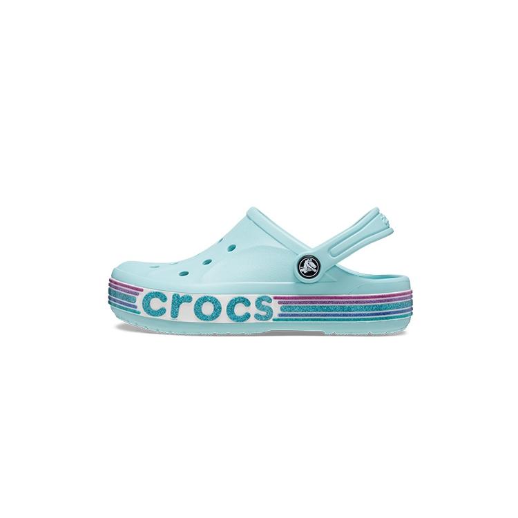 Crocs Dětské sandály tlumící nárazy Skleněně modré Dětské sandály 209731-4SS