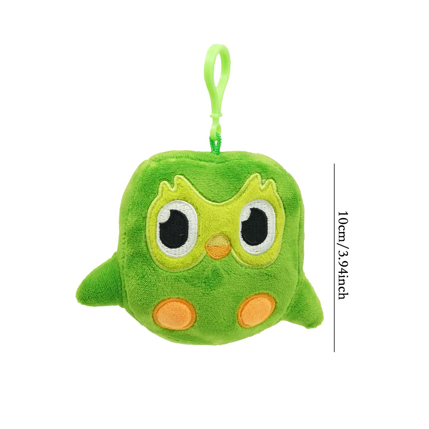 Treasuringu Neues grünes Eulen-Stofftier Kawaii Süßer Bär Kuscheltiere Coole lila Mädchen-Stofftiere Duobuff Kindergeburtstagsgeschenk