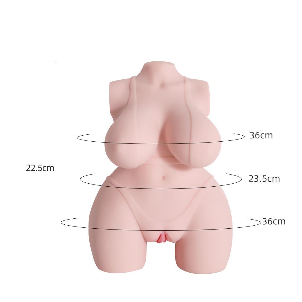 Sexy Half Body Sex Doll for Men Adults Products Breast Anal Realistic Vagina Dual Channel Masturbators