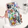 Banksy Graffiti Art Phone Case For Apple iPhone 16 15 14 13 12 11 Pro Max Mini XS XR X 7 Plus 8 + SE Soft Silicone Print Shell F
