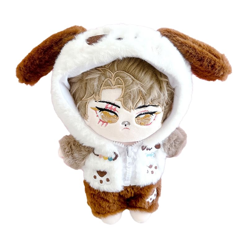 

[Plush Clothes][For 20cm Plush Toys] Fluffy Plush Costume [Hoodie & Pants Set] Dog g.triger G-Trigger Oshi-Nui (Plush Toy) [Product]