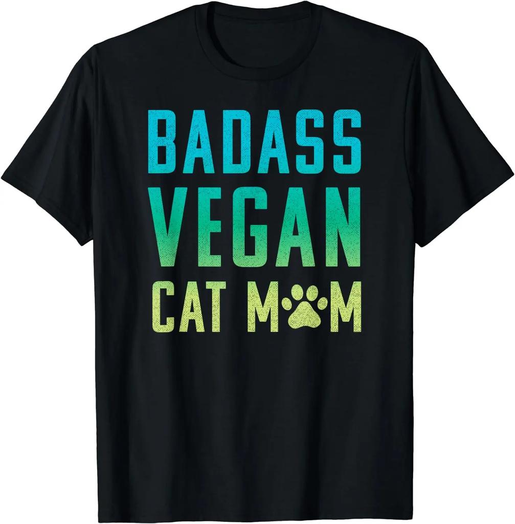 Vegan All Things Proud Vegan Personality Simple Cartoon Custom Printed T-shirt Men High Quality Printed Classic Street Top Men