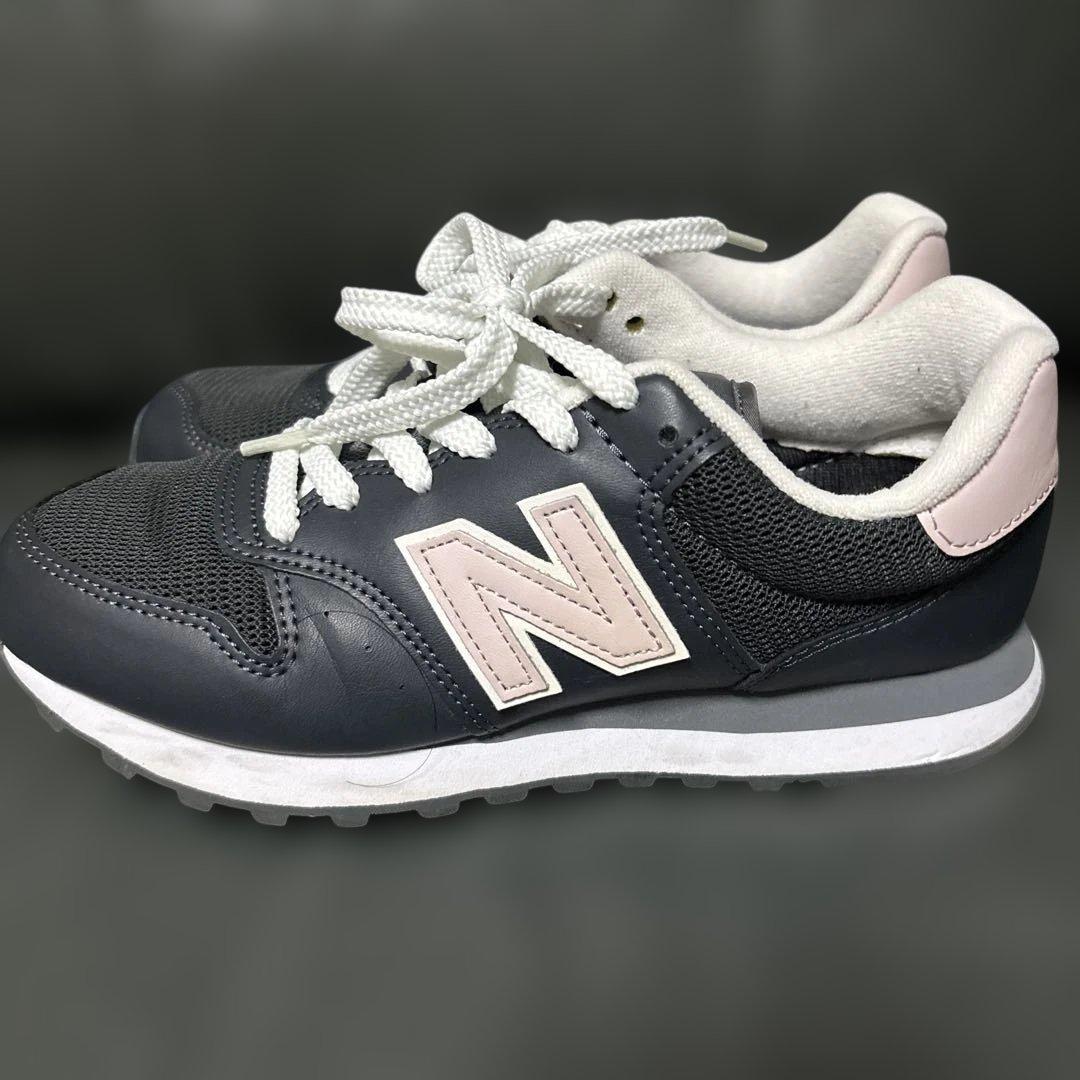 

[USED] New Balance 500 Black x Pink 500 23.5cm