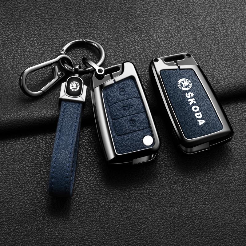 Key Case for SAIC Skoda: Superb Octavia Kodiaq Kamiq Remote Control Holder