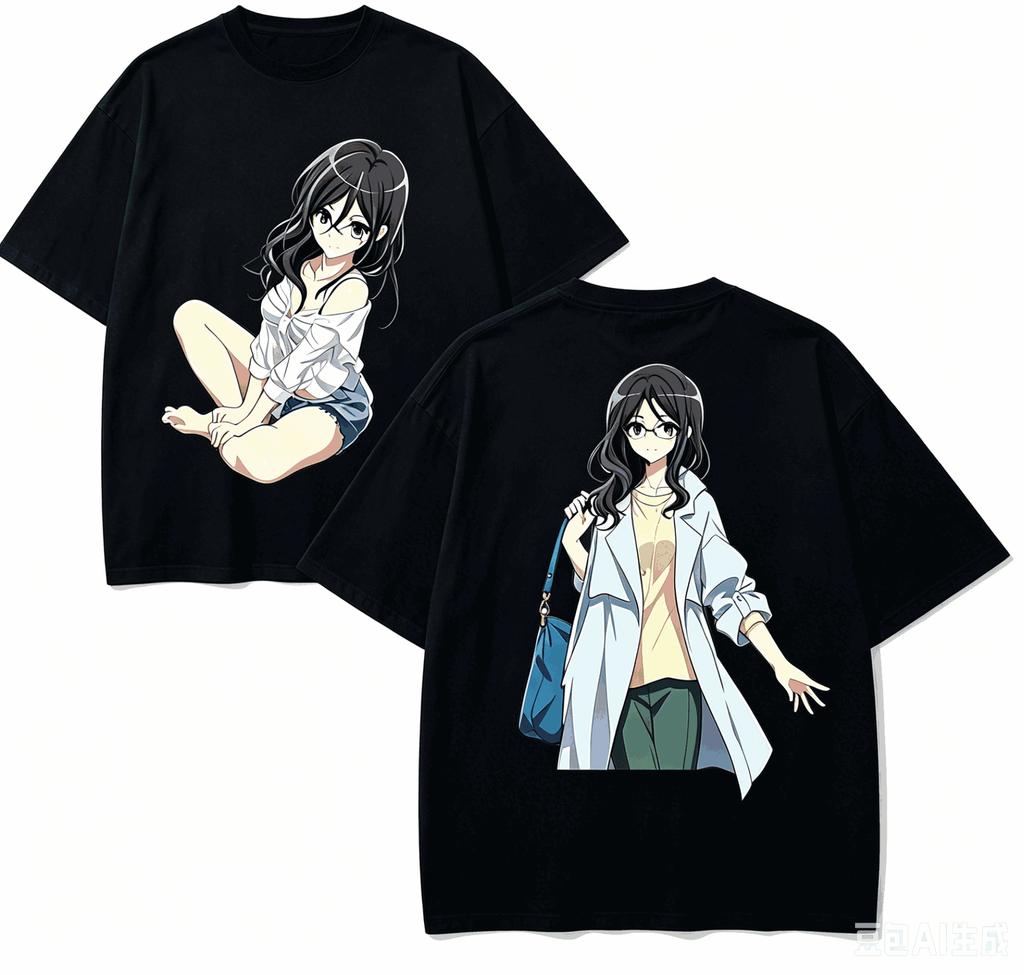 Asuka Tanaka Anime Lover T-shirt Harajuku Cotton New Model High Street Unisex Oversized High Qu
