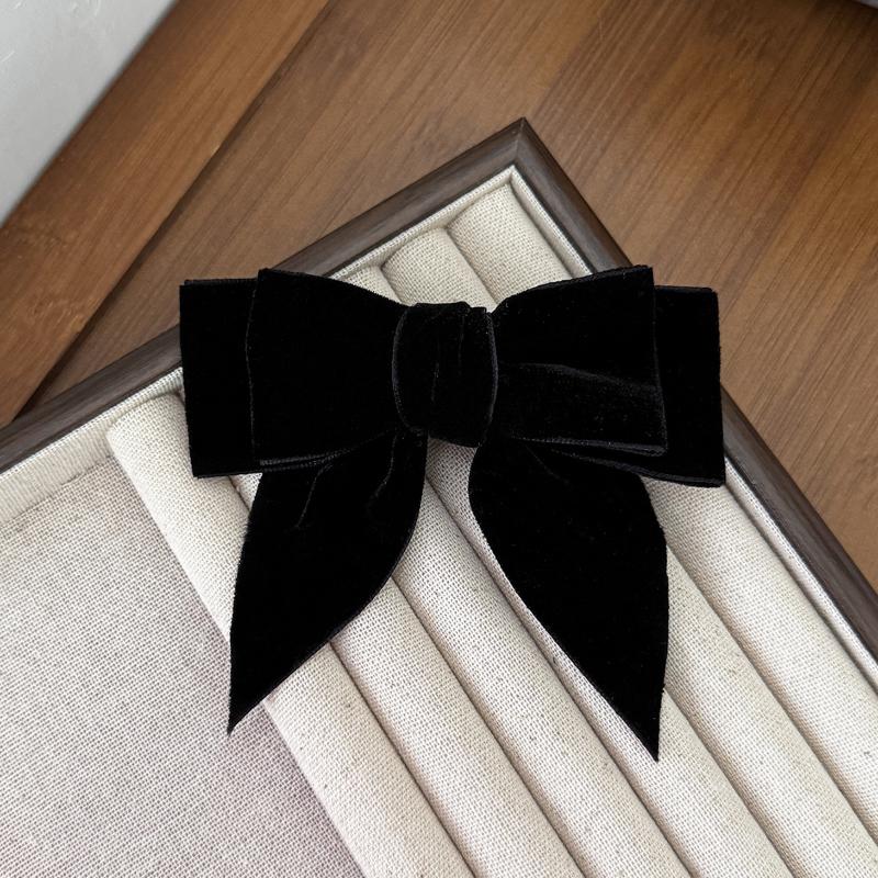 Red Black Velvet Wide Bow Headband For Girls Women Winter Hairband Fashion Temperament New Year Hair Accessories