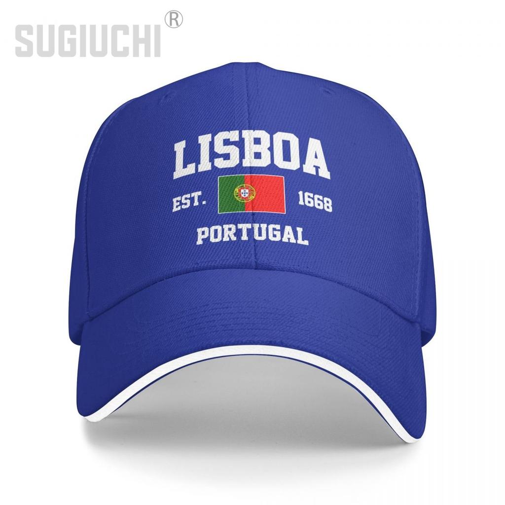 Baseball Cap Portugal EST.1668 Lisboa Lisbon Capital Unisex WoUnisex Unisex Hip Hop Sandwich Caps Snapback Golf Hat Fishing