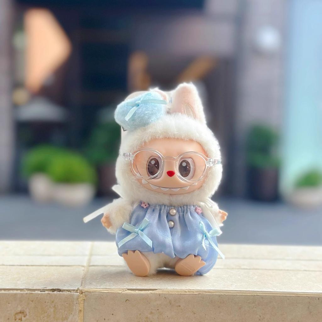 Labubu Baby Dress 15/17cm Labubu Angel Wings Skirt Replacement Clothes