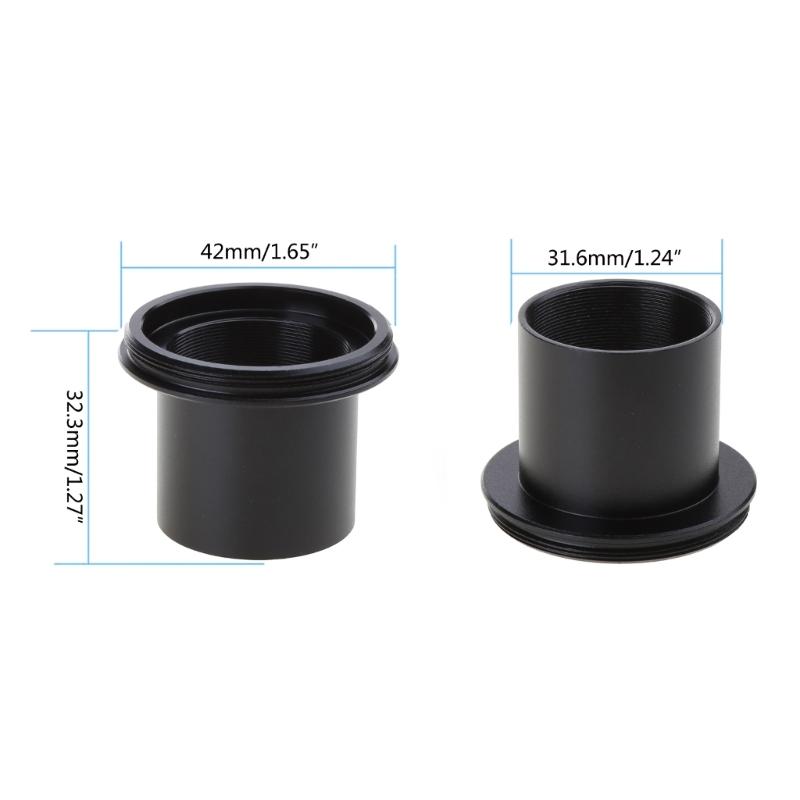 Convenient Mounting 1.25" To C Mount Adapter for Telescope Camera Adapters Perfect for Photography Metal Framework