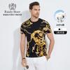 2025 Summer Digital Printed Men's New Slim Short-sleeved T-shirt