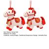 Zodiac Horse Theme Doll Good Luck 2026 Blessings PP Cotton Filling Doll Auspicious Horse Soft Toy Home Decor