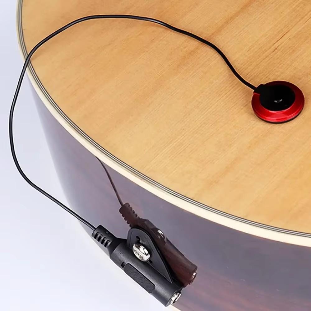 Guitar non perforated pickup easy to install surface mount pickup guitar parts violin pickup clip