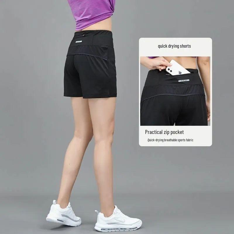 Quick-Drying Fitness Shorts: Breathable, Slimming, Plus Size Yoga & Running Pants for Summer