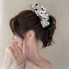 Soft Fabric Scrunchies Hair Tie For Women Girls Round Dot Floral Heart Design Elastic Hair Accessories No Metal Part