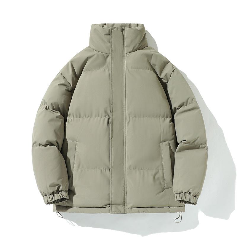 

New Winter Style Men s Loose Cotton Coat, Bread Suit, Simple and Versatile Personality Solid Color Top 4XL