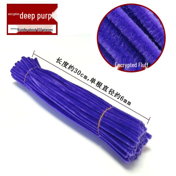 Super Dense Velvet Chenille Stems Sunflower Bouquet DIY Kit with Eco-Friendly Pipe Cleaners