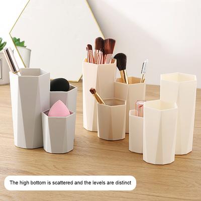 Plastic Pen Holder, Nordic Creative Internet Famous Pen Holder Storage Box, Fashionable, Cute, Simple Pen Holder Decoration