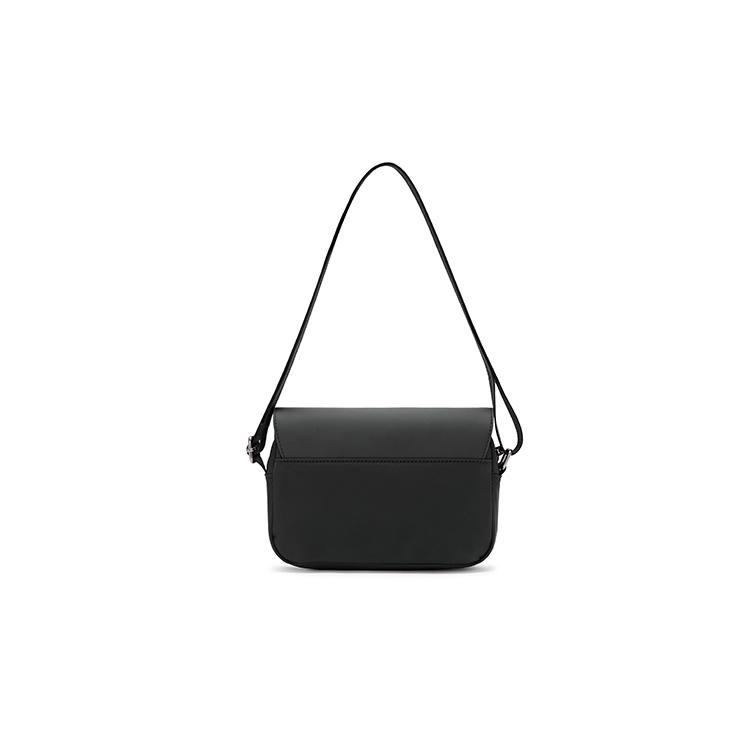 New Champion Fabric Camera Bag, Shoulder Bag Small Unisex Black/Dark Gray/Light Blue U4AACPU28