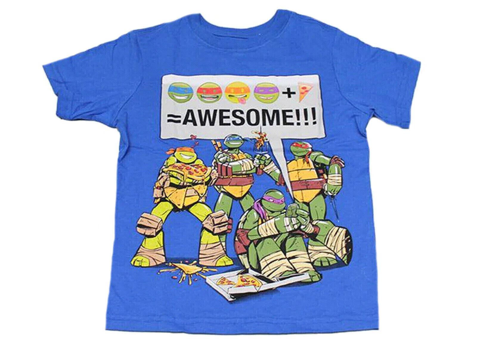 Teenage Mutant Ninja Turtles Awesome! Boy s Youth T-Shirt NWT 160