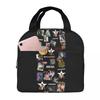 Maneskin Band Rock Musical Insulated Lunch Bag for Women Office Cooler Thermal Food Box Tote Portable Lunch Boxes Container