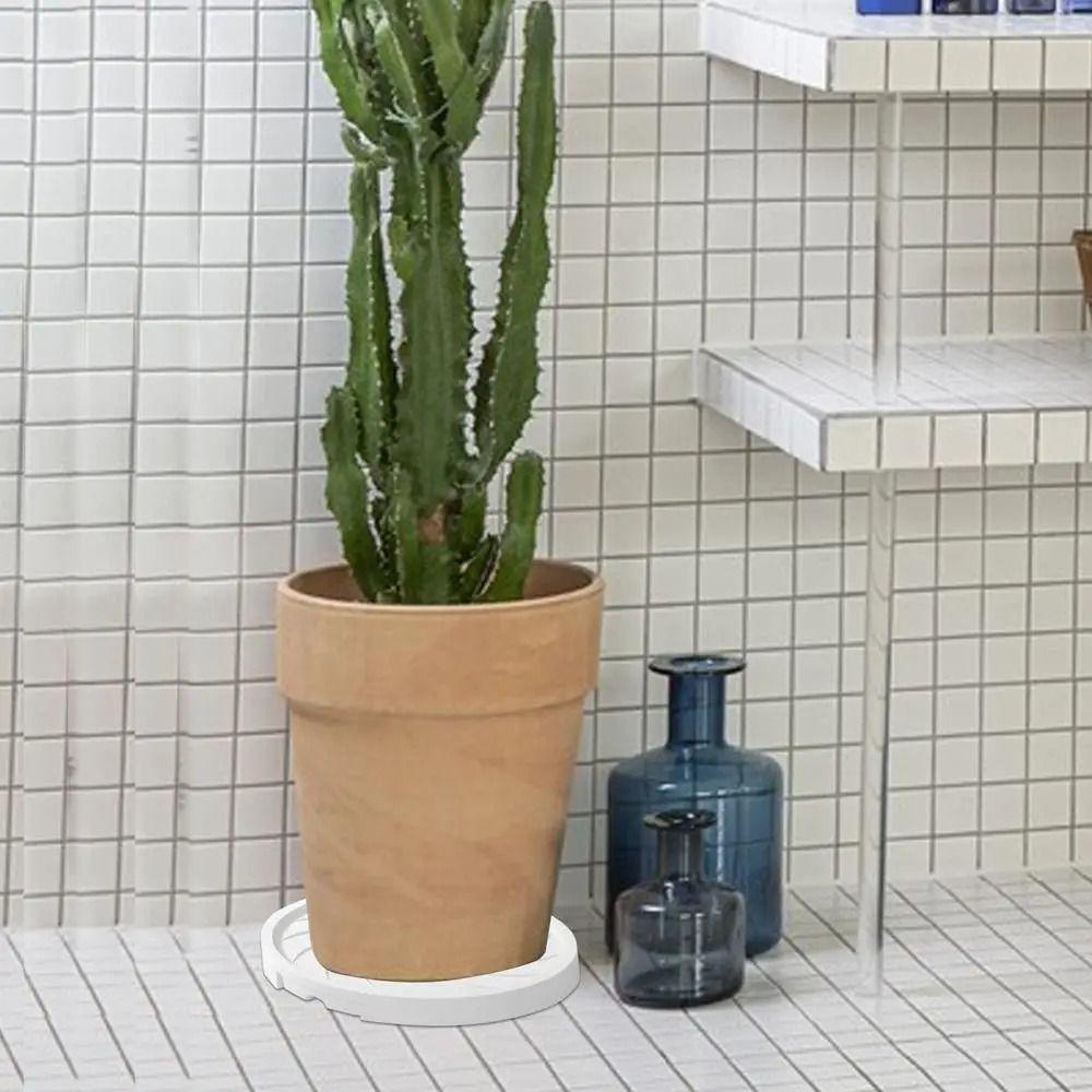 4 Thicken Wheels Plant Roller Base Round Flower Pot Mover Heavy Duty Portable Plant Stand  Indoor