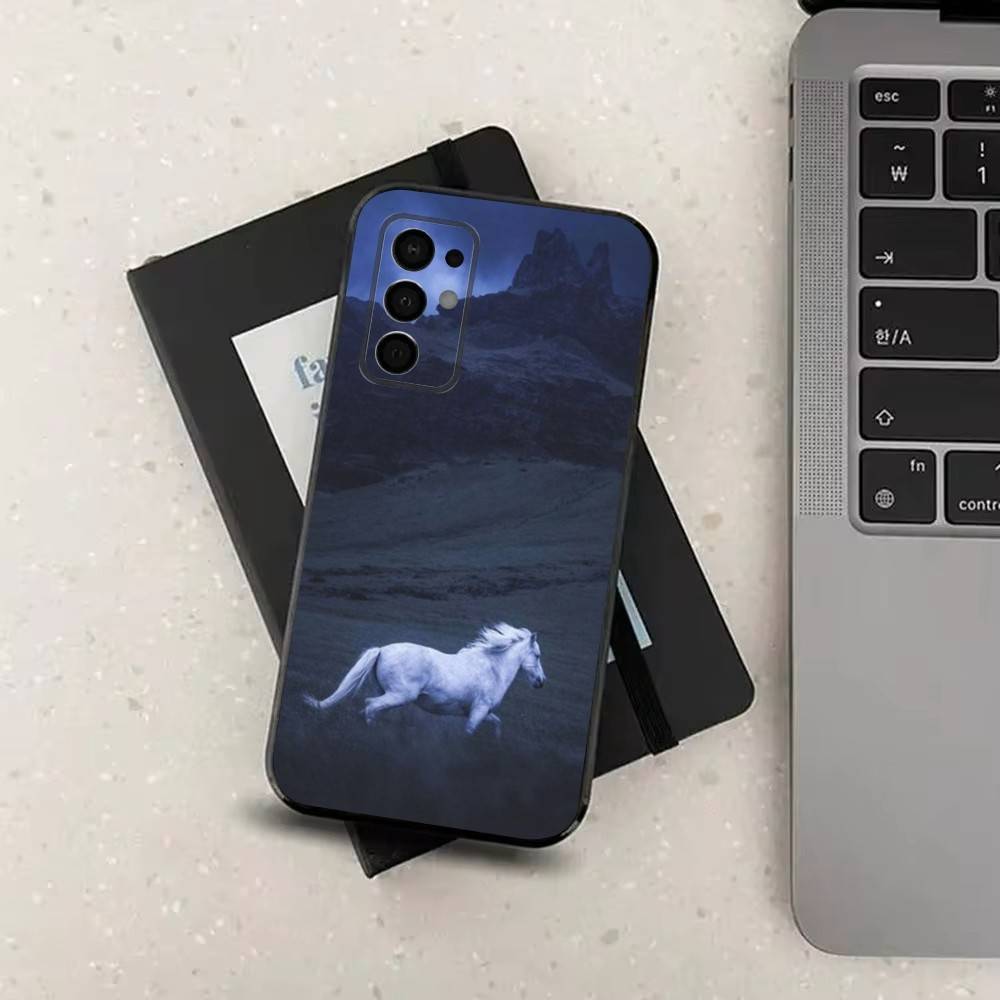 

Galloping Art Animal Horse For Samsung Galaxy A53,31,52,72,41,Note,J7,8,9,5G,22,73,32,71, Soft Black Silicone Case SamsungA22 5G