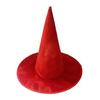 Hat Witches Halloween Cosplay Prop Plush Fabric For Party Costumes Decorations