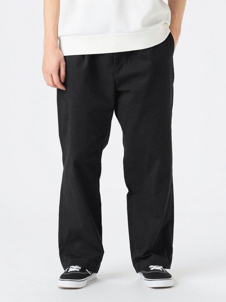 B:MING LIFE STORE by BEAMS Men's B:TC_Wide_PT Pants, Black, Size S, 92230179147