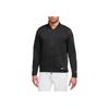 Nike Solider Logo-Print Gespleißte Reißverschlussjacke Herren Oberbekleidung Schwarz DN1954-010