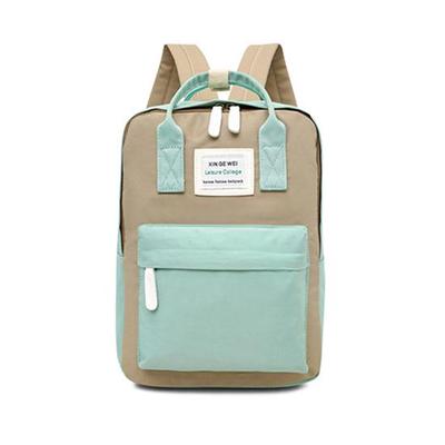 Mochila de lona estilo preppy mochila escolar para meninas adolescentes bolsas de viagem de grande capacidade