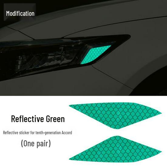 

Светоотражающая наклейка для фар Honda Accord десятого поколения - Версия для США, украшение автомобиля