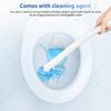 24Pcs Disposable Toilet Brush Kit Long Handle Wc Cleaning Tool Kit with Replaceable Brush Head Bathroom Cleaning Accessories